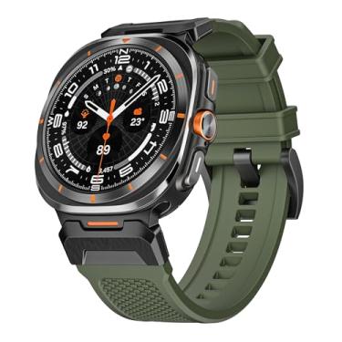 Imagem de EZZON Pulseira esportiva Correa para Galaxy Watch Ultra de 47 mm, pulseira esportiva de 47 mm, 47mm, Ágata