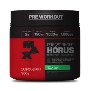 Imagem de Pré-Treino Max Titanium Hórus 300g - Sabor Limão Yuzu