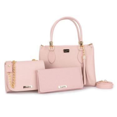 Imagem de Bolsas femininas Kit Premium Duarts 3 Peças Bolsa Lorena Bolsa Lateral