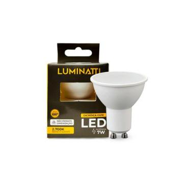 Imagem de Lâmpada Led Dicróica Gu10 MR16 7W Bivolt 2700K / 4000K / 6000K Luminat