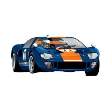 Imagem de Arte De Parede Vintage Retro De Carro De Corrida GTR, Decoração Nórdic