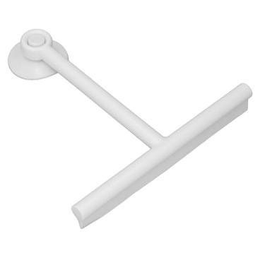 Imagem de HURRISE Rodo de Silicone, Ferramenta de Limpeza Reutilizável Multifuncional Com Cabeça de Raspagem Macia, para Vidro, Banheiro, Cozinha, Janelas e Pisos de Carros (Branco)