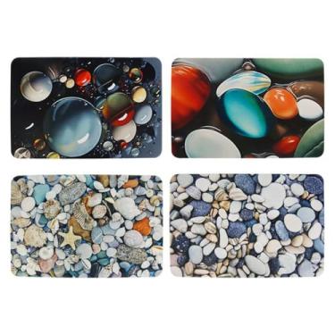 Imagem de Tapete Premium para Banheiro Antiderrapante, Base de Borracha Macia de Lama de Diatomáceas, 38x57cm, Estampa Sortida