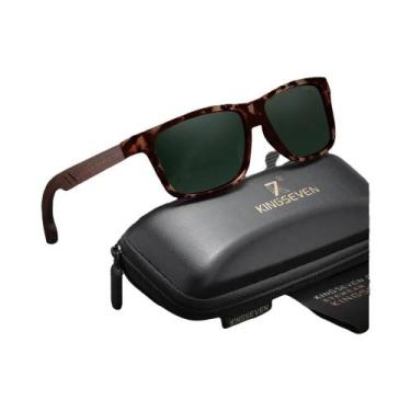 Imagem de Óculos De Sol Vintage De Madeira Polarizados UV400 Para Homens E Mulhe