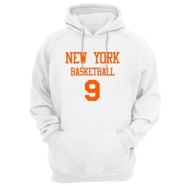 Imagem de Blusa Moletom Capuz Basquete New York Basketball número 9 - Loja Click