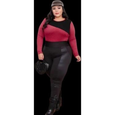 Imagem de Calça plus size montaria  suplex, aveludada moda outono - inverno - Ra
