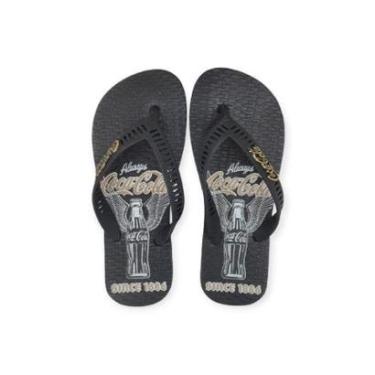 Imagem de Chinelo Coca-Cola Shoes Classic Wings Masculino Adulto Ref. CC4856-Masculino