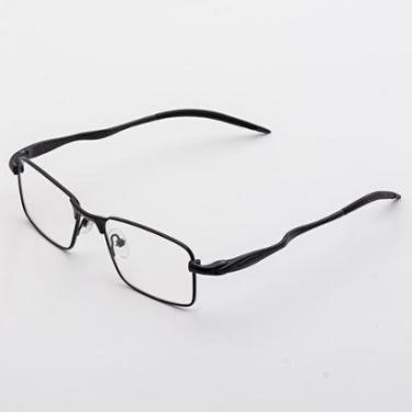 Imagem de Armação Óculos de Grau Masculino Alumínio Retangular Luigi- Óculos Sunrise-Masculino