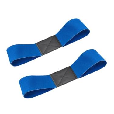 Imagem de Colaxi Conjunto de 2 faixas de treinamento para os braços, auxiliares para o swing de golfe, corretor de postura para as mãos direita e esquerda, Azul