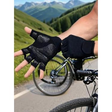 Imagem de Luvas de treino para homens e mulheres, luvas respiráveis para levantamento de peso, luvas de exercício de ajuste confortável para treinamento de academia, aderência antiderrapante para homens