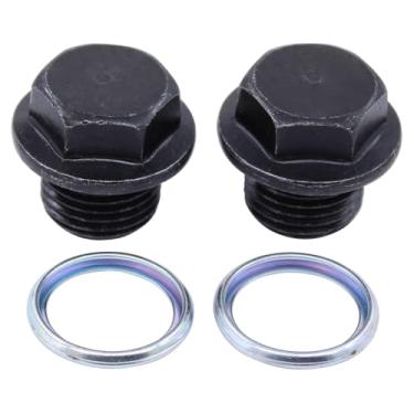 Imagem de ApplianPar Kit de junta de drenagem de óleo do motor e arruela de esmagamento para Subaru Ascent Impreza Forester Legacy Outback Conjunto de 2