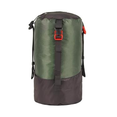 Imagem de plplaaoo Saco de compressão leve de poliéster para acampamento, caminhada, mochila, saco de dormir, armazenamento, conjunto de 5 peças (M)