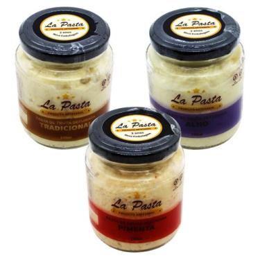Imagem de Pasta de truta defumada tradicional alho e pimenta 240ml la pasta - ki