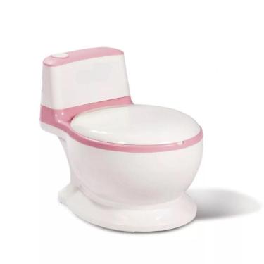 Imagem de Troninho Simulador Privadinha Vaso Penico Infantil - Rosa