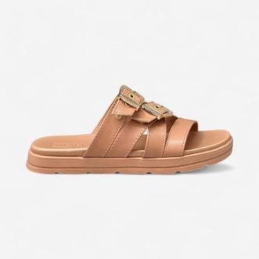 Imagem de Tamanco Moleca Papete Com Fivelas Nude-Feminino