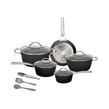 Imagem de Jogo de Panelas 8 Peças Cerâmica Prime Black Neuhaus