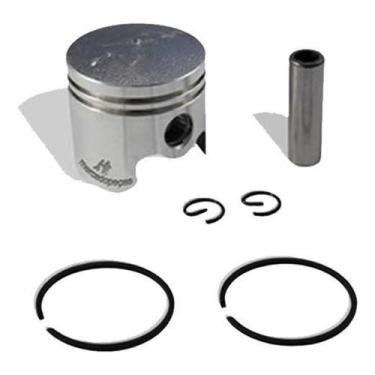 Imagem de Pistão Com Anéis Roçadeiras Vulcan Toyama Azen Tekna 52Cc - Mercadopeç