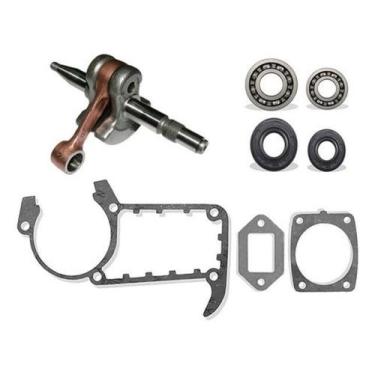 Imagem de Virabrequim + Retentores Juntas Para Roçadeira Stihl Fs220 - Mercadope