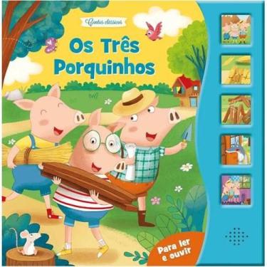 Imagem de Livro Sonoro Interativo - A Aventura dos Três Porquinhos com Efeitos S