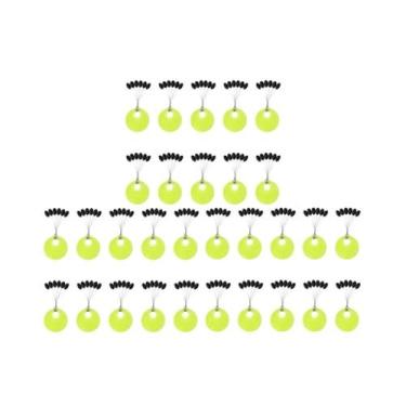 Imagem de Boia De Pesca Oval De Borracha Preta Com Stopper, 10-50 Grupos De Grão