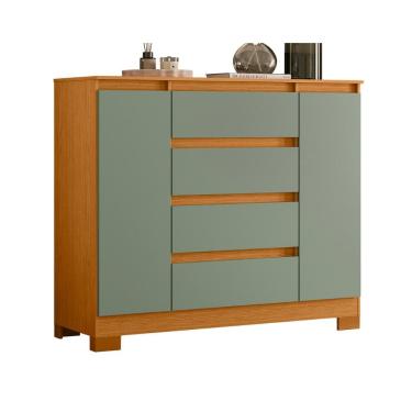 Imagem de Comoda Sapateira Atena Com 4 Gavetas e 2 Portas