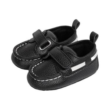 Imagem de Sapatos De Couro Unissex Para Bebês, Meninos E Meninas, Antiderrapante