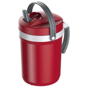 Imagem de Jarra Térmica 2,5L Termolar Fliptop Vermelho Latino