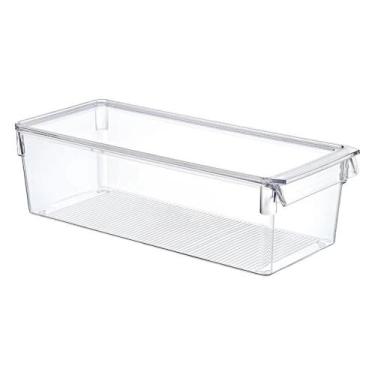 Imagem de Organizador Alto para Geladeira com Tampa - Tamanho M (36x15x10cm) - T