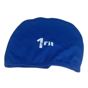 Imagem de Touca de Natação Infantil Mergulho Helanca 1 Fit Cores, Azul