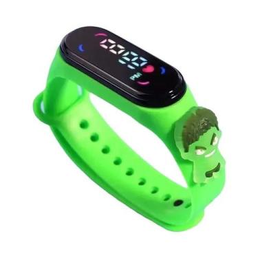 Imagem de Relógio De Pulso Esportivo Com LED À Prova D'água Para Meninas, Disney