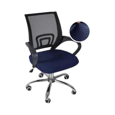 Imagem de Capa Elástica De Spandex Para Cadeira De Escritório, Protetor De Poltr