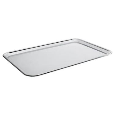 Imagem de Bandeja Retangular Brinox Arienzo 40 x 28 cm Aço Inox, Inox