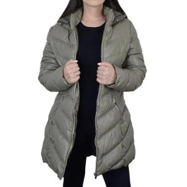 Imagem de Jaqueta Feminina Facinelli By Mooncity Verde Militar 620274-Feminino