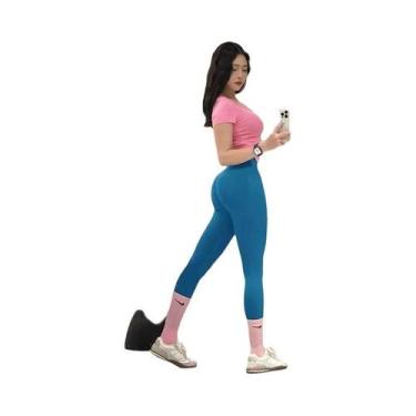 Imagem de Calças de Yoga Seamless de Cintura Alta - Leggings de Secagem Rápida p