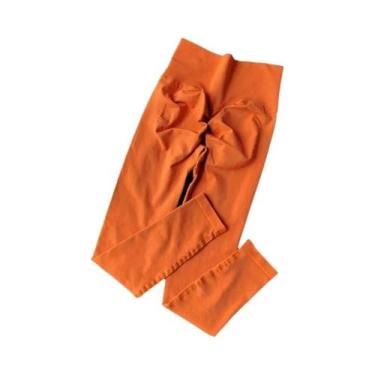 Imagem de Calças de Yoga Seamless de Cintura Alta - Leggings de Secagem Rápida p