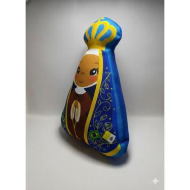 Imagem de Naninha Nossa Senhora Aparecida Brinquedo Católico Infantil Macio - Az