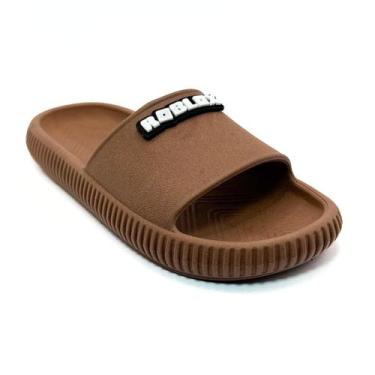 Imagem de Chinelo Slide Nuvem Menino Menina Gamer Roblo Jogo Confortável Macio L