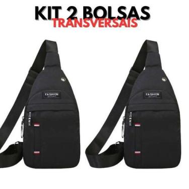 Imagem de Pochete Masculina Transversal Impermeável Mochila de Peito Bolsa Tirac