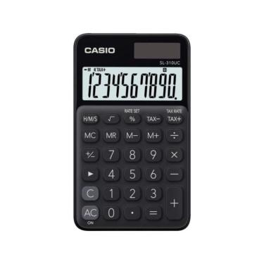 Imagem de Calculadora De Bolso Casio Sl-310uc 10 Dígitos Preta
