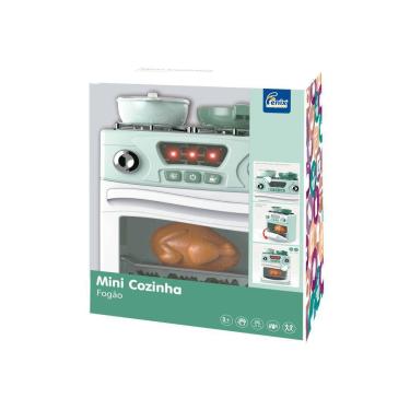 Imagem de Fogãozinho Infantil com Acessórios - Mini Cozinha - Fogão - Fenix Brinquedos