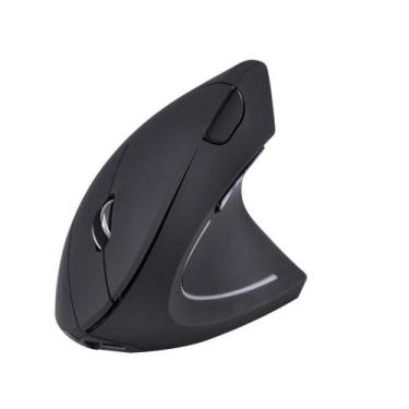 Imagem de Mouse sem Fio Recarregavel 2.4 GHZ Vertical Ergonomico Ortopedico Powe