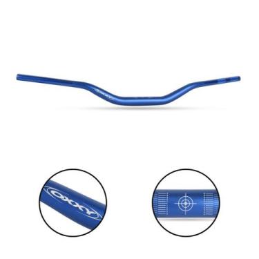 Imagem de Guidão Oxxy Baixo Super Fat Bar 31mm S/ Adaptador, Azul