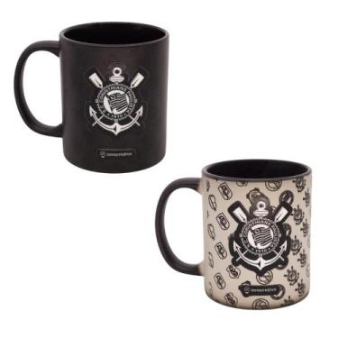 Imagem de Caneca Mágica Corinthians Zona Criativa Futebol Fiel Torcida Porcelana