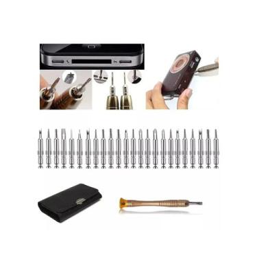 Imagem de Estojo Chaves de Precisão 24 em 1 Magnético com Case  Kit Ferramentas 