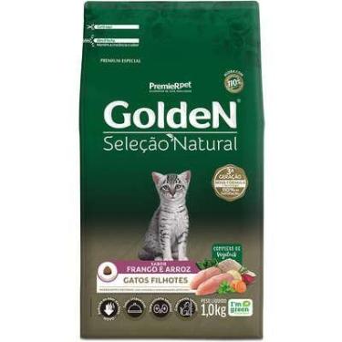 Imagem de Ração Seca Golden para gatos filhotes sabor frango e arroz 1kg.
