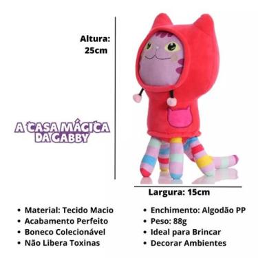 Imagem de Pelúcia Dj Risonho Gato Casa Magica Gabby 25cm Colecionável