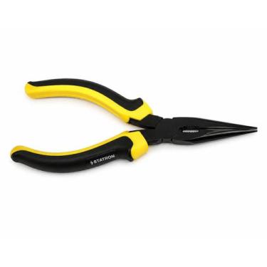 Imagem de Alicate de Bico Meia Cana 6 Polegadas Amarelo Preto - Statron