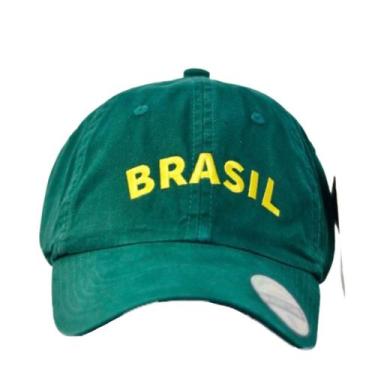 Imagem de Boné Brasil SuperCap Aba Curva Símbolo Bordado - Masculino, Único, Ver