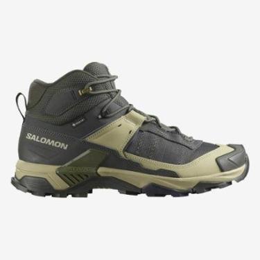Imagem de Bota de Trilha Masculina Salomon X Ultra 5 Mid GTX Gore-Tex Verde-Masculino
