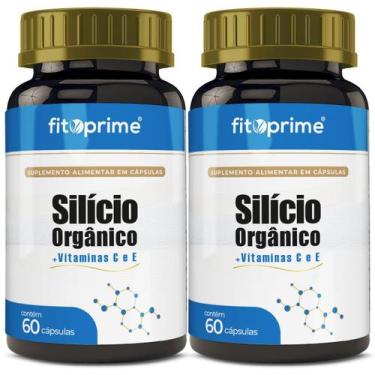 Imagem de Kit 2x Silício Orgânico + Vitaminas C e E 60 Cápsulas - Fitoprime